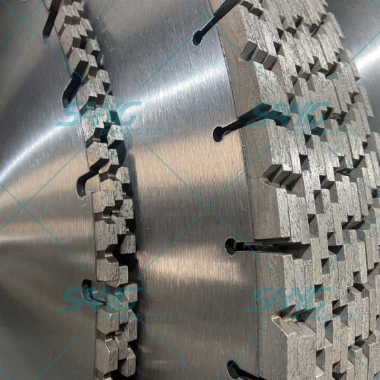 تیغه اره دیواری الماس جوش داده شده لیزری برای بتن از سازنده چین