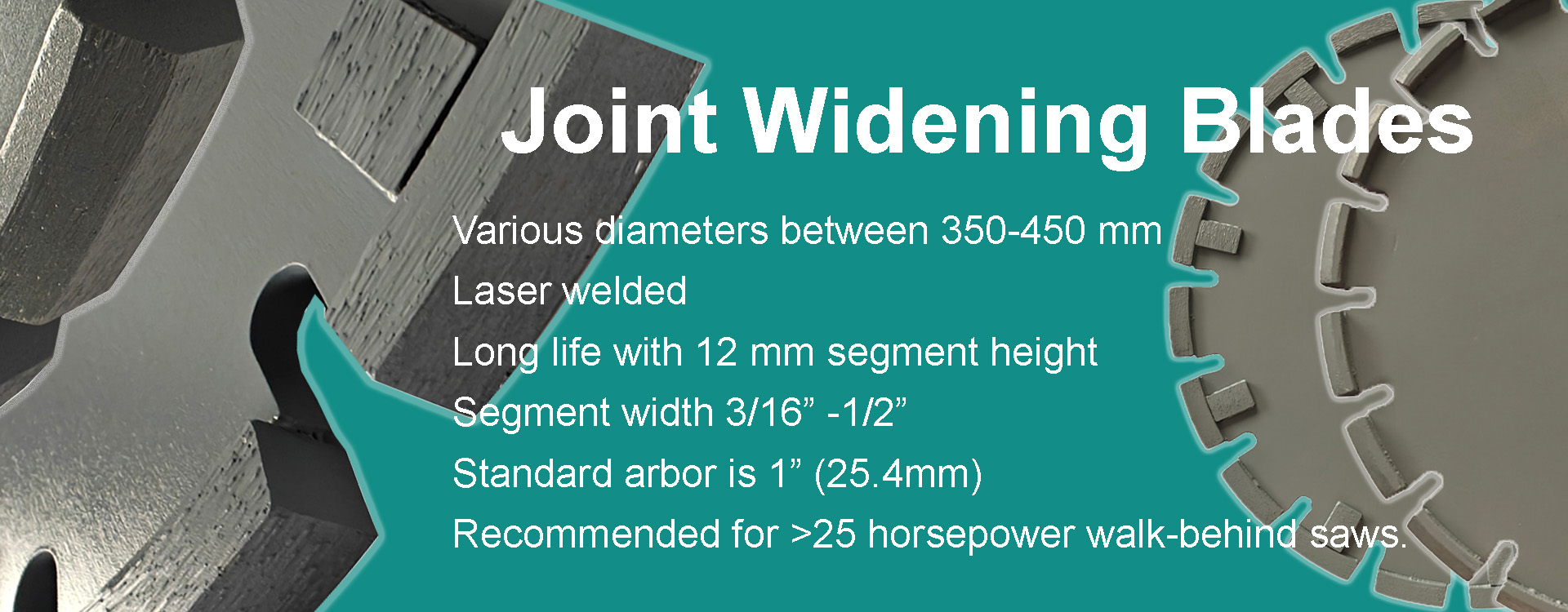 Joint Widening Blades