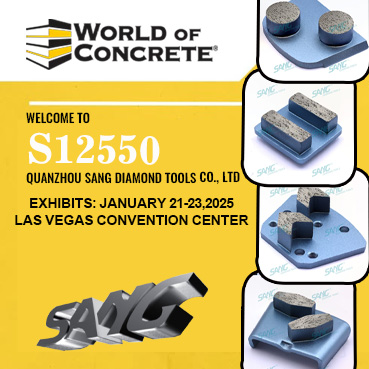 کشف نوآوری و برتری در World of Concrete 2025 با ابزار الماس SANG در غرفه S12550