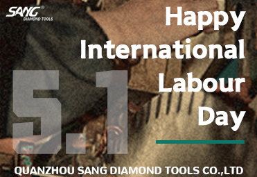 روز جهانی کار مبارک برای آواز خواندن مشتریان ابزارهای الماس